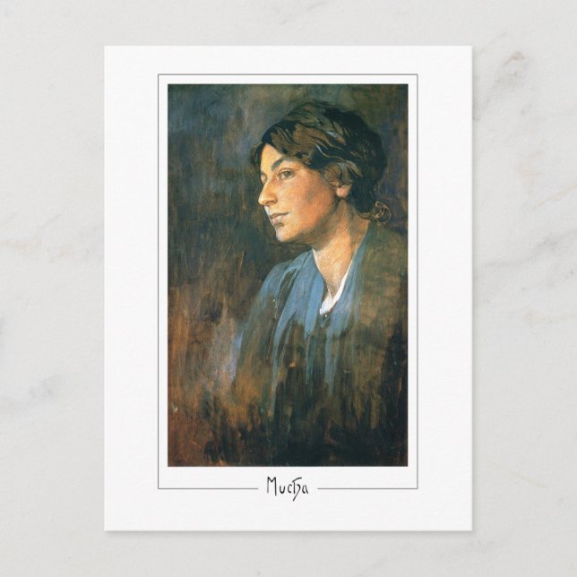 Alphonse Mucha #368 - Fin Art-vykort Vykort (Framsida)