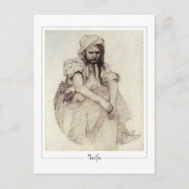 Alphonse Mucha #384 - Finkonstpostkort Vykort
