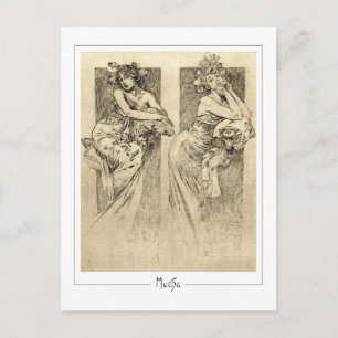 Alphonse Mucha #49 - vykort för konstföremål