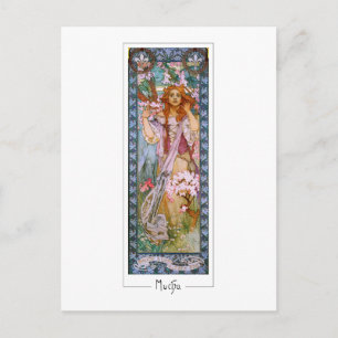 Alphonse Mucha #96 - Finkonstkort Vykort