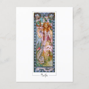 Alphonse Mucha #96 - vykort för konstföremål