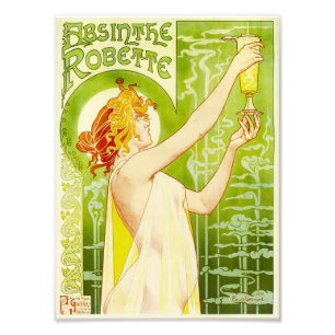 Alphonse Mucha AbsintheRobette tryck