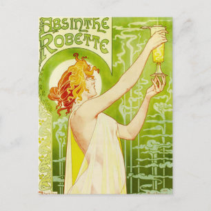 Alphonse Mucha AbsintheRobette vykort