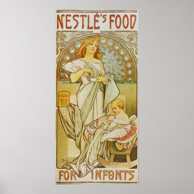 Alphonse Mucha.Advertising Poster, 1898 Poster (Framsidan)