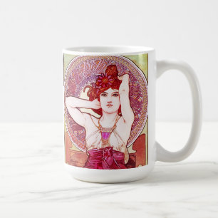 Alphonse Mucha Amethyst kaffekopp
