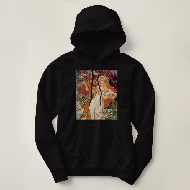 Alphonse Mucha, Årstiderna (1896) Vår T Shirt (Design framsida)