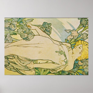 Alphonse Mucha art déco Poster