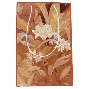 Alphonse Mucha Art Nouveau Blommotiv