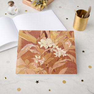 Alphonse Mucha Art Nouveau Blommotiv Gästböcker