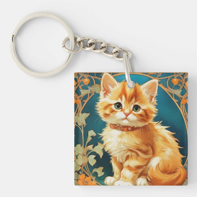Alphonse Mucha Art nouveau Cat (Framsidan)