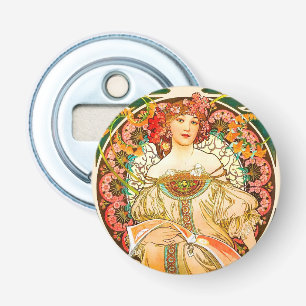 Alphonse Mucha Art nouveau Daydröm Flasköppnare