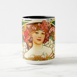 Alphonse Mucha Art nouveau Daydröm Mugg