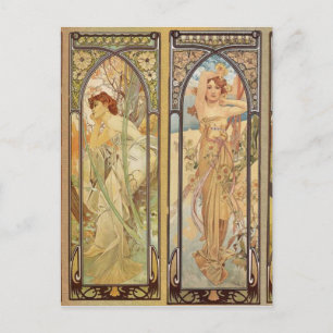 Alphonse Mucha – Art Nouveau-mästare Vykort