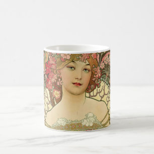 Alphonse Mucha - Art nouveau Master Kaffemugg
