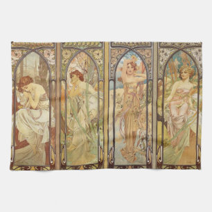 Alphonse Mucha - Art nouveau Master Kökshandduk