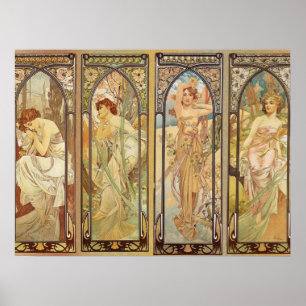 Alphonse Mucha - Art nouveau Master Poster
