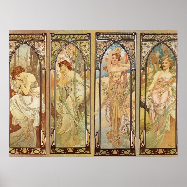 Alphonse Mucha - Art nouveau Master Poster (Framsidan)