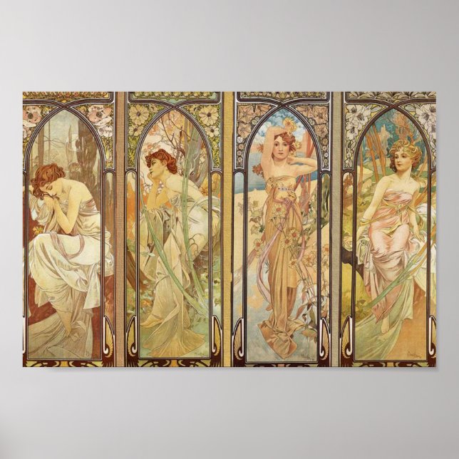 Alphonse Mucha - Art nouveau Master Poster (Framsidan)