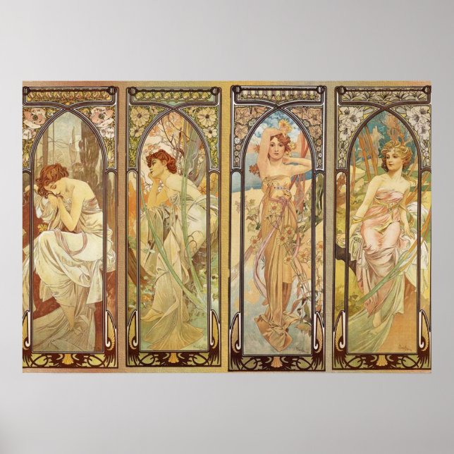 Alphonse Mucha - Art nouveau Master Poster (Framsidan)
