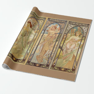 Alphonse Mucha - Art nouveau Master Presentpapper
