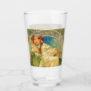 Alphonse Mucha Art nouveau Princess Hyacinth Glaskopp