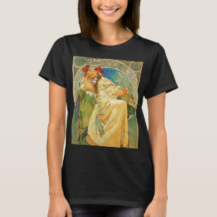 Alphonse Mucha Art nouveau Princess Hyacinth T Shirt