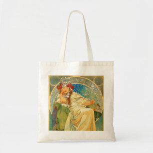 Alphonse Mucha Art nouveau Princess Hyacinth Tygkasse
