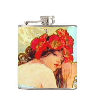 Alphonse Mucha Art nouveau Summer Fickplunta