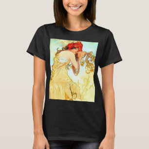 Alphonse Mucha Art nouveau Summer T Shirt