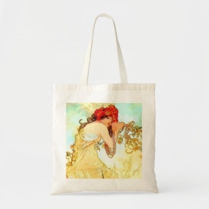 Alphonse Mucha Art nouveau Summer Tygkasse