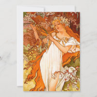 Alphonse Mucha Art nouveau Vår