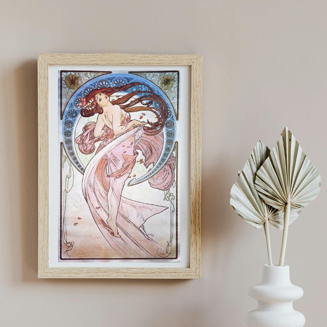 Alphonse Mucha Art nouveau vintage affisch (Skapare uppladdad)