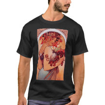 Alphonse Mucha,Art nouveau,vintage,frukt,reprodukt