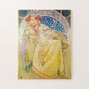 Alphonse Mucha Art Pussel