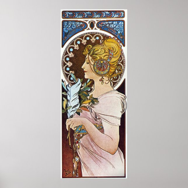 Alphonse Mucha Artwork Poster (Framsidan)