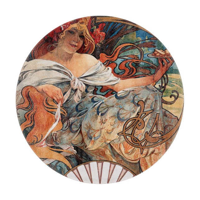 Alphonse Mucha Biscuits Lefevre-Utile Speckled Frm (Framsidan)