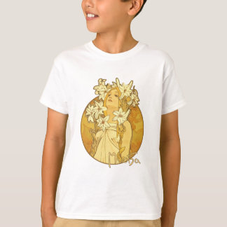 Alphonse Mucha - blommorna Tee Shirt