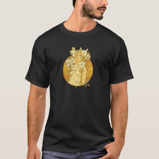 Alphonse Mucha - blommorna Tee Shirt