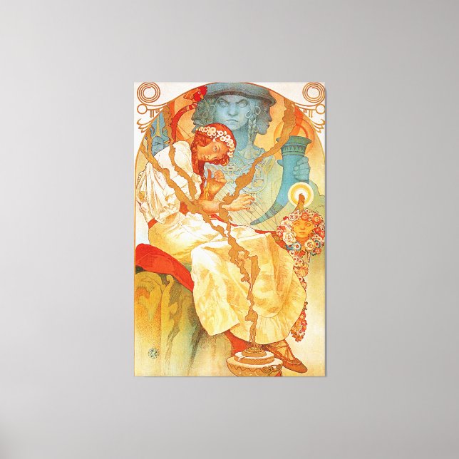 Alphonse Mucha Canvastryck (Framsida)