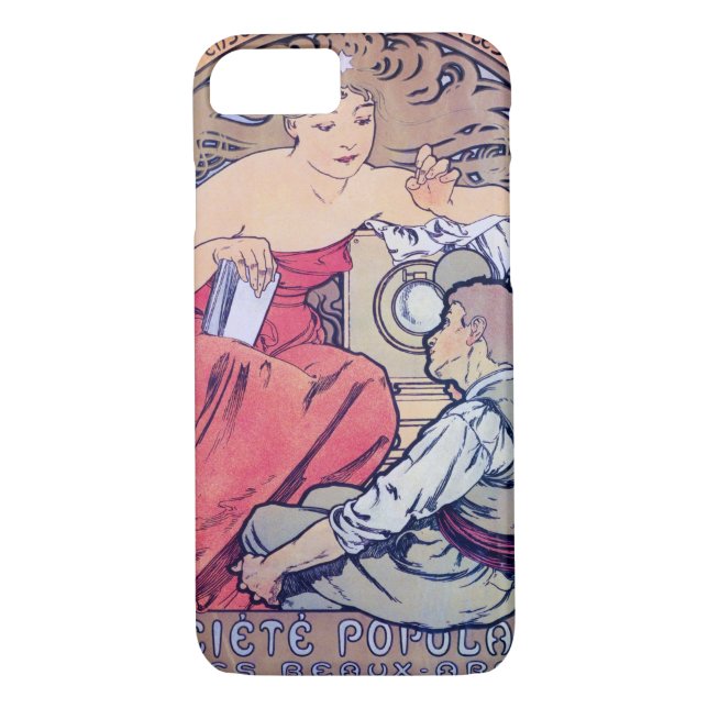 Alphonse Mucha Case-Mate iPhone Skal (Baksida)