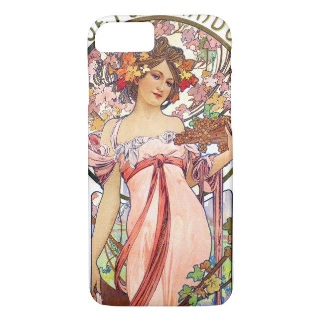 Alphonse Mucha Case-Mate iPhone Skal (Baksida)