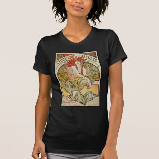 ALPHONSE MUCHA CHANSONS D ` AJEULES T SHIRT