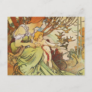 Alphonse Mucha. Chocolat Masson/Mexiko 1897 Vykort
