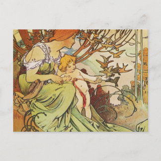 Alphonse Mucha. Chocolat Masson/Mexiko 1897 Vykort