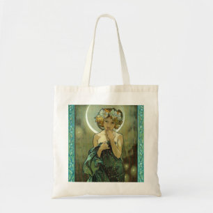 Alphonse Mucha Clair De Lune Bära på hänger lö Tygkasse
