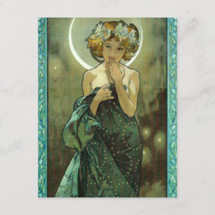 Alphonse Mucha Clair de Lune-inbjudningar Inbjudningar