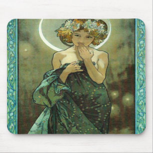 Alphonse Mucha Clair De Lune Mus vadderar Musmatta