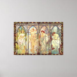 Alphonse Mucha - Dagens tider Canvastryck