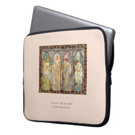 Alphonse Mucha - Dagens tider Laptop Fodral