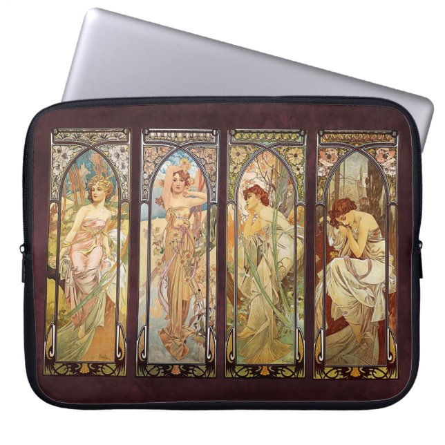 Alphonse Mucha, Dagens tider Laptop Fodral (Framsidan)